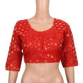 Indian Katan Bra Cut Blouse With Inner Fales Best Qualityfull Good Stitching For women - Blouse For Women.