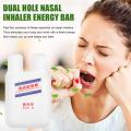 Energy Inhaler Stick Aromatherapy Inhaler Dual Hole Energy Bar Refreshing Nasal Inhalers Focus Dual Hole Energy Bar To Boost For.