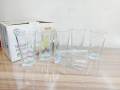 Crystal Clear 6 Pcs Water Drinking Glass Set Square Back Plain Design. Juice, Drinking Glass Set. OLiLA. Model:W013:R70.. 