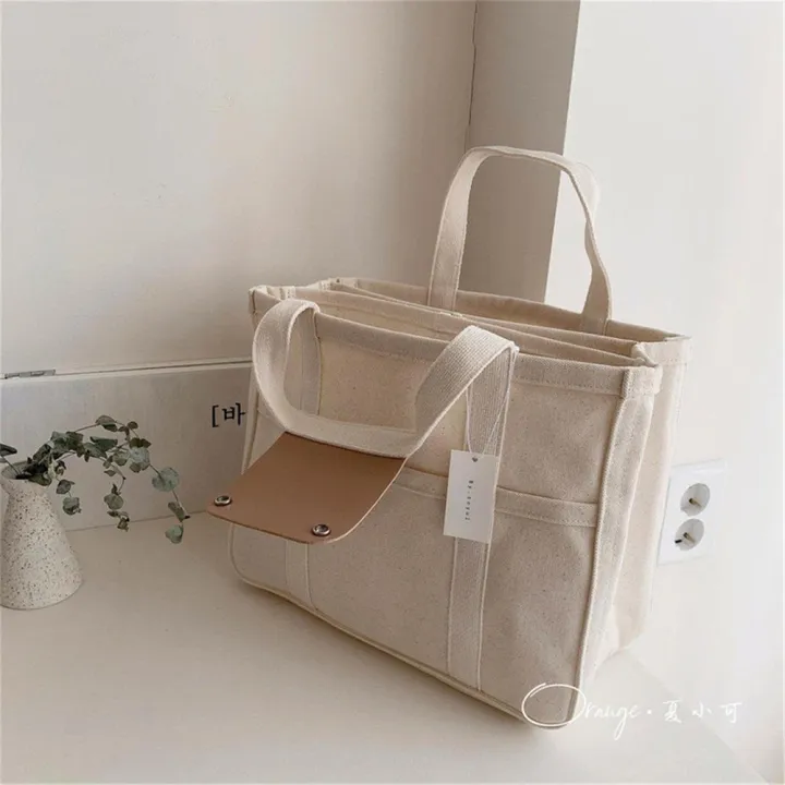 Canvas%20Bag%20Tote%20Bag%20Multi-pocket%20Bag%20Crossbody%20Bag%20Shoulder%20Bag%20-%20Image%205