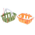 mazalan Ruing Mini Shopping Basket Pretend Play Toy Kid Mini Supermarket Shopping Hand Basket. 
