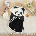 0-5 years old children's clothing set summer leisure time boys clothes set full print panda two piece suits. 