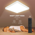 LED Ceiling Light 36W Dimmable Smart Ceiling Lamps Remote Control for Living Room Bedroom Kitchen. 