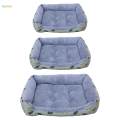 Rectangle Small Dogs Bed Comfort Puppy Bed Pet Cushion for Cats Kitten 40cmx30cm.