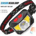 High Power Motion Sensor Multiple Modes Rechargeable Headlamp For Riding, Camping, Maintaining & Night Fishing.