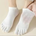 5 Pairs Men Socks Socks with Separate Fingers Summer Thin Mesh Toe Socks Low Cut Ankle Five Finger Socks High Quality Cotton. 