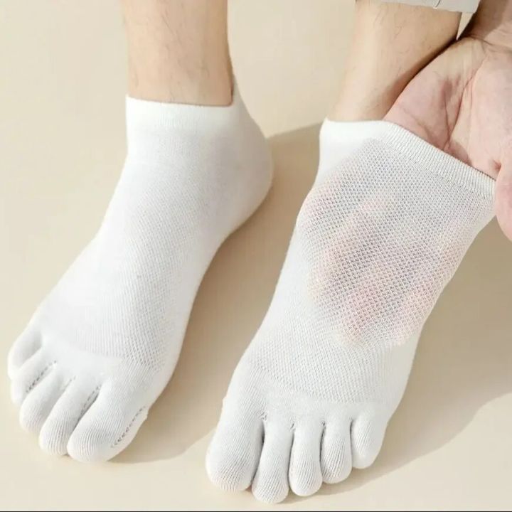 5%20Pairs%20Men%20Socks%20Socks%20with%20Separate%20Fingers%20Summer%20Thin%20Mesh%20Toe%20Socks%20Low%20Cut%20Ankle%20Five%20Finger%20Socks%20High%20Quality%20Cotton%20-%20Image%203