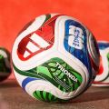 FOOTBALL FIFA World cup - 2026 Sports Match Quality Football is white in color with an Excellent graphics Ball Size 5 Trionda. 