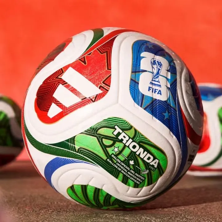 FOOTBALL%20FIFA%20World%20cup%20-%202026%20Sports%20Match%20Quality%20Football%20is%20white%20in%20color%20with%20an%20Excellent%20graphics%20Ball%20Size%205%20Trionda%20-%20Image%202