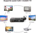 For Europe H.265 DVB-T2 Terrestrial Digital TV Tuner Mini SCART TDT Dolby HD 1080P TV Decoder DVB T2 TV Receiver Support WiFi. 