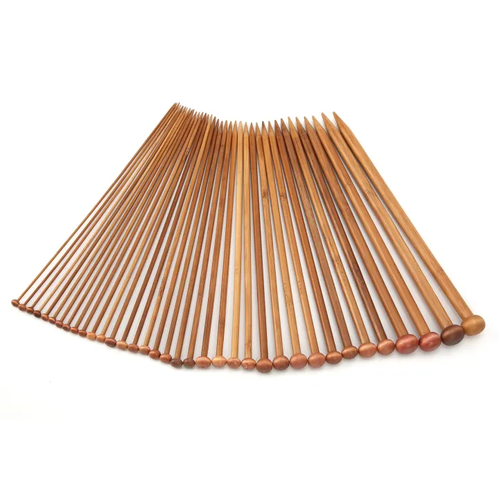 36%20Pcs%20Knitting%20Needles%20DIY%20Carbonized%20Bamboo%20Single%20Point%20Wool%20Netting%20Needle%20-%20Image%204