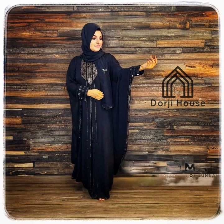 Best%20Stylish%20Dubai%20Cherry%20Fabric%20Abaya%20Borka%20for%20Muslim%20Women%20-%20Image%202