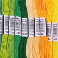50 Skeins Embroidery Floss Cross Stitch Thread Bracelet String with Needles for Friendship Bracelet. 