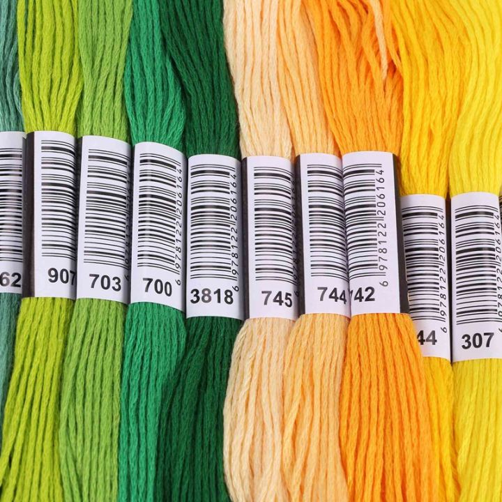 Stitch String 【Upgrade Your Style】 50 Skeins Embroidery Floss Stitch Thread Bracelet ...