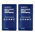 Reusable Hot and Cold Gel Pack- Ice Pack for Knee, Solder, Back Injuries- Micro woven Heating Pad. 