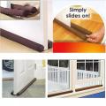 Door gap and door bottom sealing strip Ash Colour.