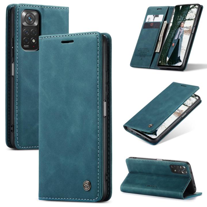 High Quality Retro Magnetic Flip Leather Case For Xiaomi Redmi Note 11 4G / Xiaomi Redmi Note 11S Phone Case Wallet Card Cover