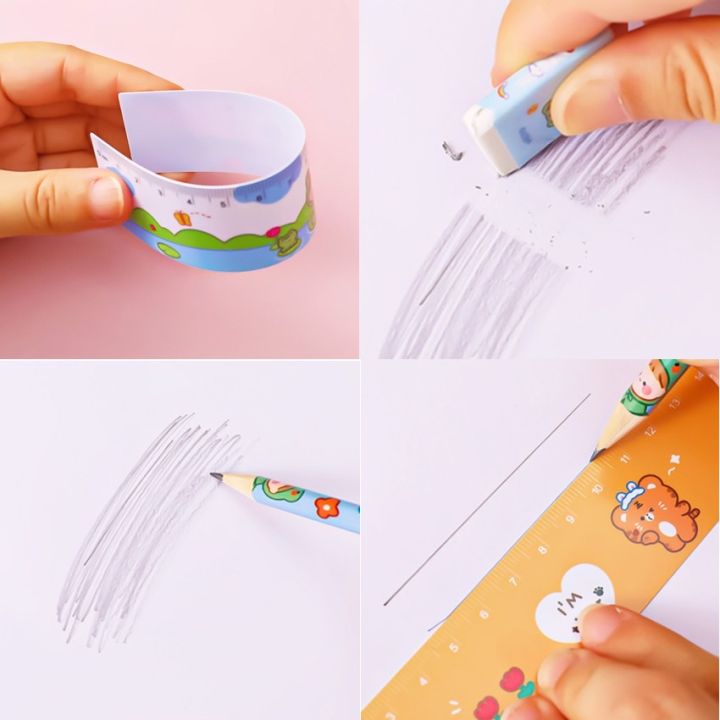 Set%20of%202%20pencils%20cartoon%20stationery,%201%20ruler,%201%20eraser,%201%20pencil%20sharpener%20-%20Image%208