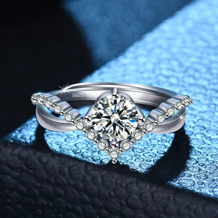 New%20Six%20Claw%20Diamond%20Forever%20Endless%20Love%20Heart%20Zircon%20Ring%20Wedding%20Rings%20Set%20Couple%20Engagement%20Silver%20Adjustable%20Ring%20-%20Image%207