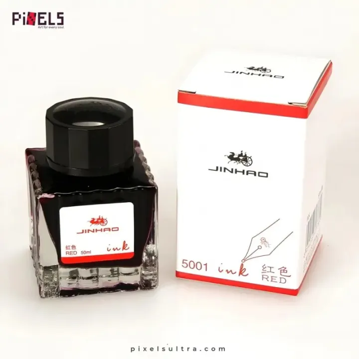 JINHAO%205001%20Fountain%20Pen%20Ink%20%E2%80%93%20Black,%2050%20ml%20Bottle%20-%20Image%203