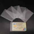Plastic ATM Card Cover Bulk Pack 10 Pieces. 