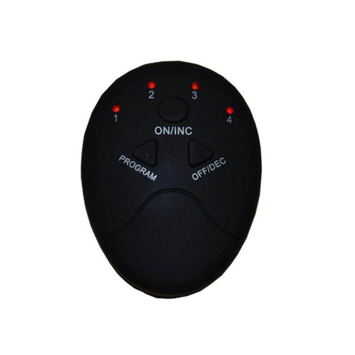 Abdominal Muscle Toner Machine EMS Wireless Controller Powered By AAA Batteries for Abs Training Fitness Slim Body Sculptor Muscle Trainer Massage Fat Burner for Men Women