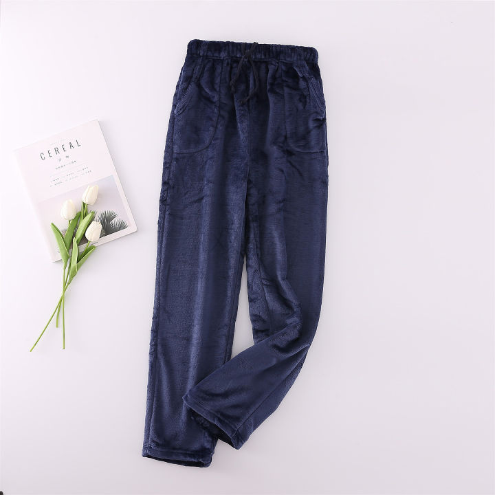 Women's%20flannel%20pajamas,%20pajamas,%20large%20size%20can%20be%20worn%20outside,%20plush%20coral%20velvet%20trousers,%20loungewear,%20single%20thickened%20200%20pounds%20-%20Image%203