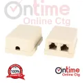 Rj11 6p4c Modular Telephone (1 Piece) Extension Coupler Connector Adapter Rj-11. 