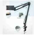 Overhead Video Stand ( Tab Holder & Phone Holder - ট্যাব হোল্ডার এবং ফোন হোল্ডার ) Articulating Arm Phone / Tab Mount Table Top Chroma Lives Scissor Boom Arm Articulating Phone Stand Tablet Tab Holder for Streaming Phone Baking Crafting. 