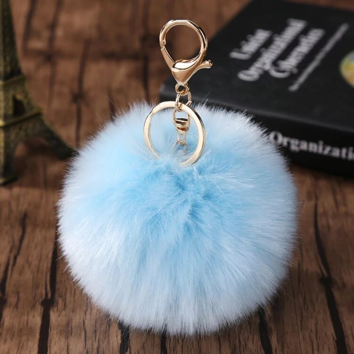 Trinket%20Fluffy%20Artificial%20Rabbit%20Fur%20Ball%20Key%20Chain%208cm%20Pompons%20Keychain%2021%20Color%20Women%20Car%20Bag%20Key%20Ring%20Hang%20Jewelry%20-%20Image%203