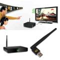 Mini Portable USB 2.0 WiFi Antenna Dongle for Satellite TV Receivers V8. 