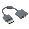 RCA Optical Audio Adapter Conversion HDMI AV Cable For Microsoft Xbox 360 Gray.