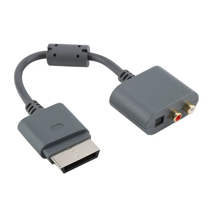 RCA%20Optical%20Audio%20Adapter%20Conversion%20HDMI%20AV%20Cable%20For%20Microsoft%20Xbox%20360%20Gray%20-%20Image%202