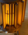 Lumea - Interactive 3D Printed Table Lamp (The Reveal Original) - Mechanically Dimmable Kinetic Desk Light with Metal Hardware (12.25-Inch). 