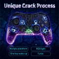 Controller Six-axis Gyro 3 Joystick Control TV Box PS for Nintendo S Wireless Game Controller A RGB GAMINJ cracking process suitable for witch instrument dual vibration. 