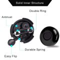 Bicycle Bell - Aluminum Bike Bell Ring - Classic Bicycle Bell for Adults Men Women Kids Girls Boys Bikes - Mountain Bike Accessories(black). 