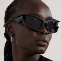 Alien Women Sunglasses Futuristic Men's Eyewear Trendy Street Hip Hop Glasses. 