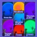 1 Pcs RGB Rechargeable Rainbow Sun Set Light Astronaut Robot Table Night Lamp Projector Touch Control Bedroom Light Background Home Decor - Table Lamp.