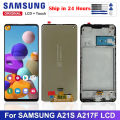 6.5'' LCD Display For Samsung Galaxy A21s A217 A217F/DS LCD Display Touch Screen Digitizer Assembly With Frame Assembly.