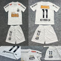 razil 11-12 Santos jersey Sandoz comoratie edition children's training football jersey size 11 eymar retro.