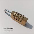 Luggage Lock 4 Digit Tala combination password brass padlock for heavy duty security lock. 