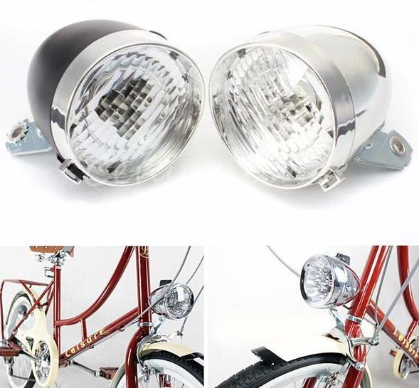 Bicycle Mountain Bike Retro Headlight 3LED Cycling Headlight Front Lights Retro Headlight