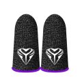 Gaming Finger Sleeves for Mobile Game Controllers, 0.3mm Conductive Silver Fiber Anti-Sweat Breathable Game Gloves for T21A.