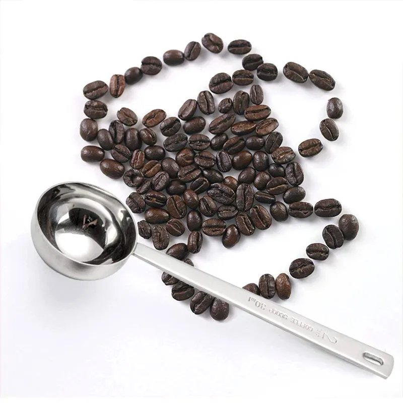 thumbnail image 2 of 2Pcs 1 Tablespoon 2 Tablespoon Coffee Scoop Stainless Steel... 2 of 14