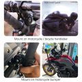 Motorcycle Bicycle Invisible Handlebar Mount Bracket Monopod for GoPro Max Hero 9 Insta360 X2 Sony Camera Moto Bike Accessories. 