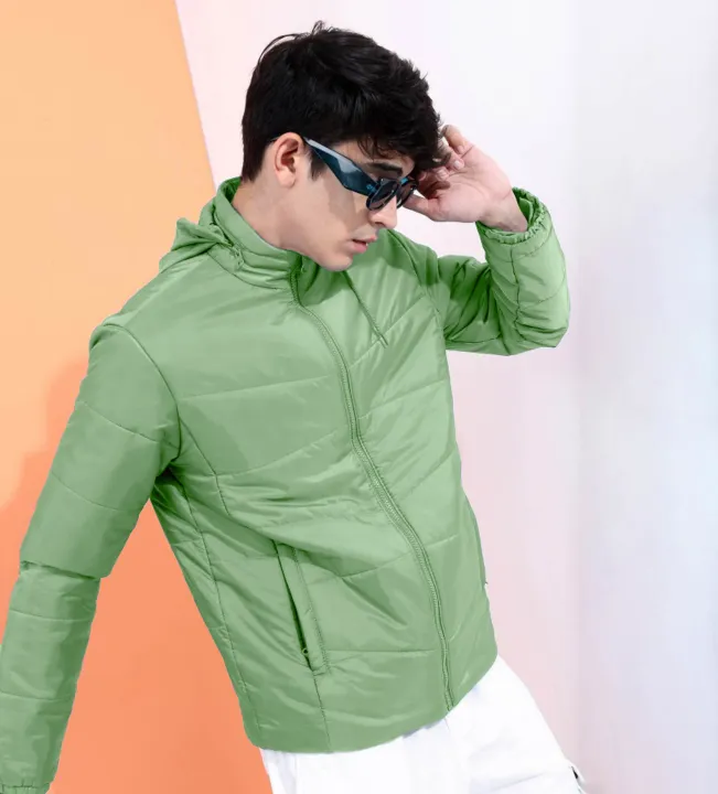 Pantoneclo%20Premium%20Quality%20Men's%20Padding%20Jacket%20-%20Smoke%20Green%20&%20White%20-%20Image%202