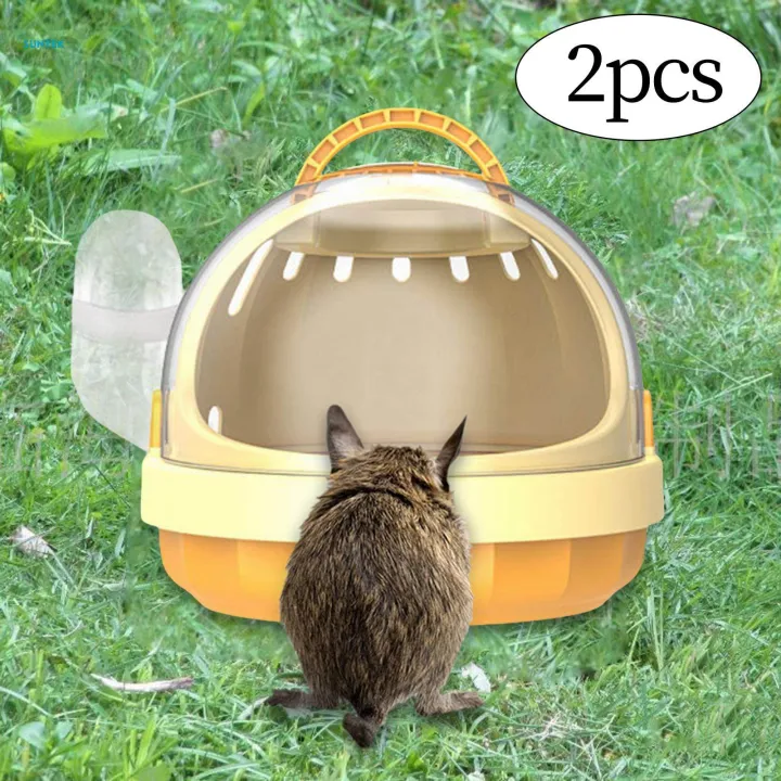 2x%20Hamster%20Carry%20Case%20Cage%20Small%20Animal%20Carry%20Case%20for%20Mice%20Squirrel%20Outdoor%20Yellow%20-%20Image%206