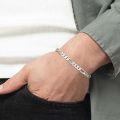 Stainless Steel Silver Bracelet For Men.