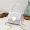 Fashion Mini Handbags PVC Crossbody Coin Purse Solid Color Handbag Plastic Small Chain Jelly Bag for Girl Wholesale. 