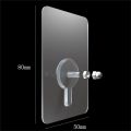 6pcs White Strong Adhesive Seamless Patch Waterproof Wall Hanging Durable Transparent Kitchen Bathroom Screw Hook Hanger.